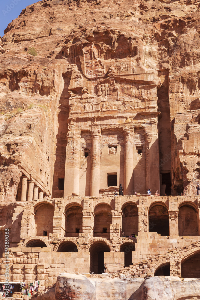 Jordan, Petra, Royal tombs, the Nabataean Kingdom, Jordan