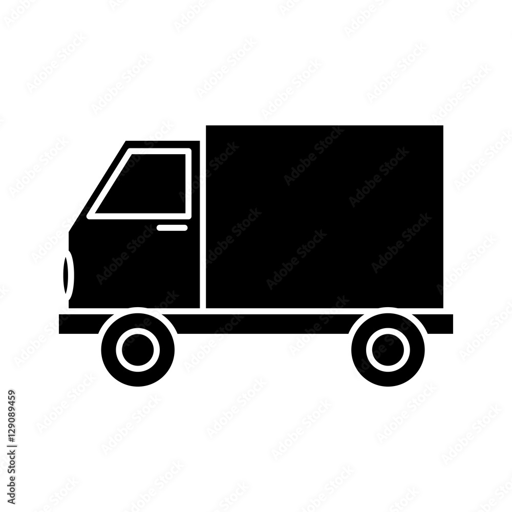 truck delivery icon image vector illustration design 