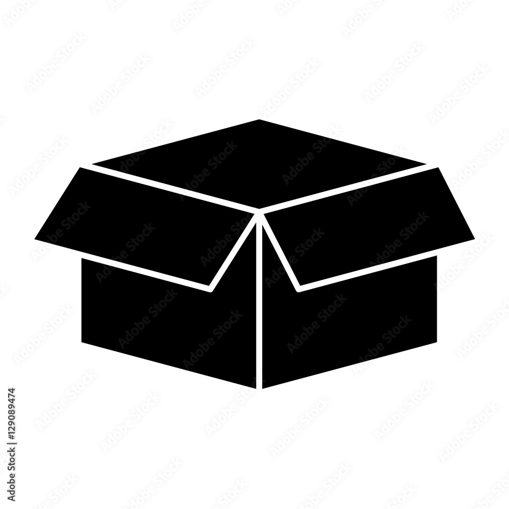 cardboard box icon image vector illustration design cardboard box icon image vector illustration design
