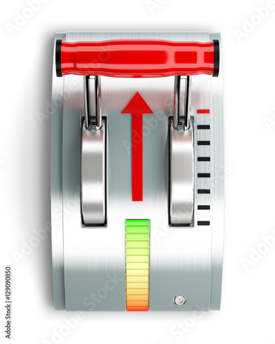 Success switch concept. 3D rendering.