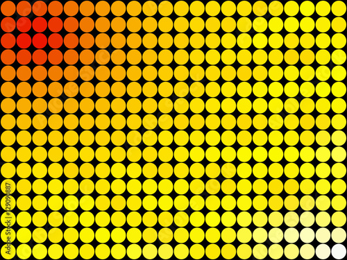 Gradient low poly circle style vector mosaic background