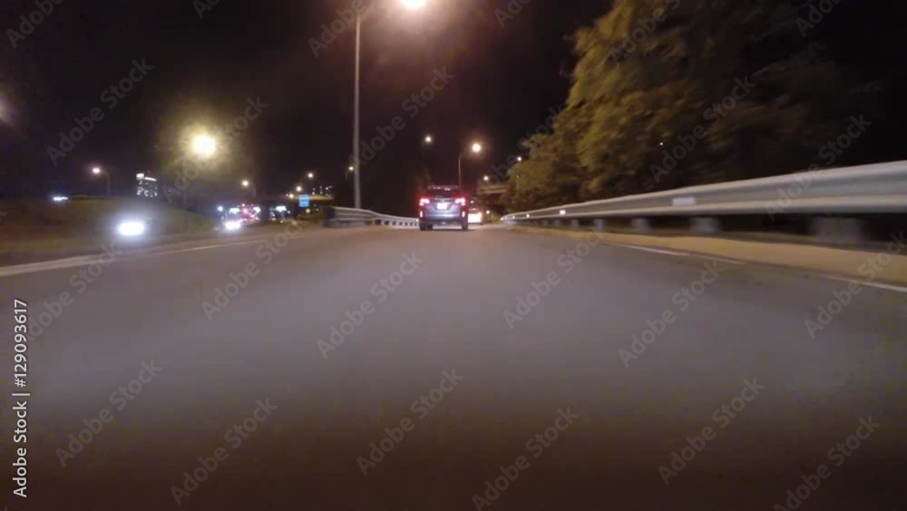 Gopro Attached To Bumper Of Car At Night Gopro Attached To Bumper Of Car At Night