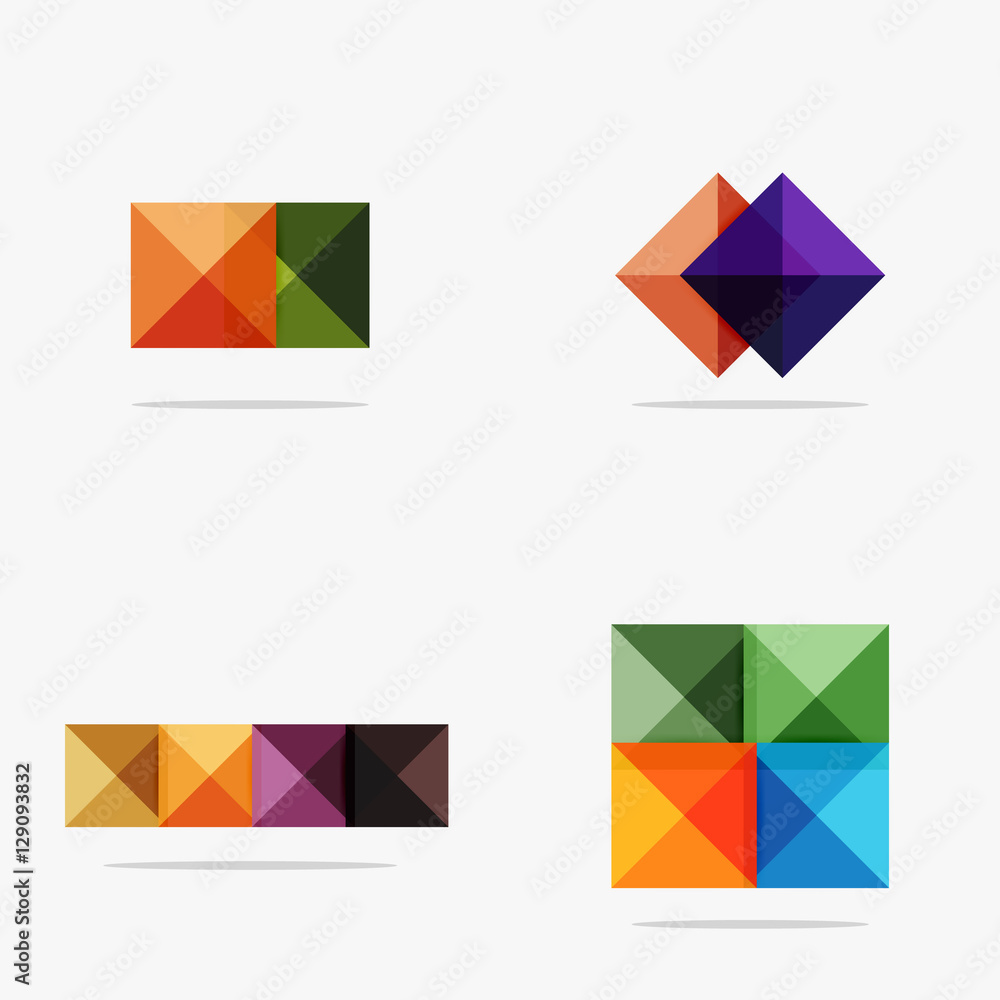 Vector blank abstract squares background Vector blank abstract squares background