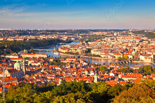 Panorama of Prague, Czech Republic photo