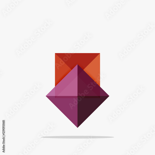 Free Download Vector blank abstract squares background - GFXLoad
