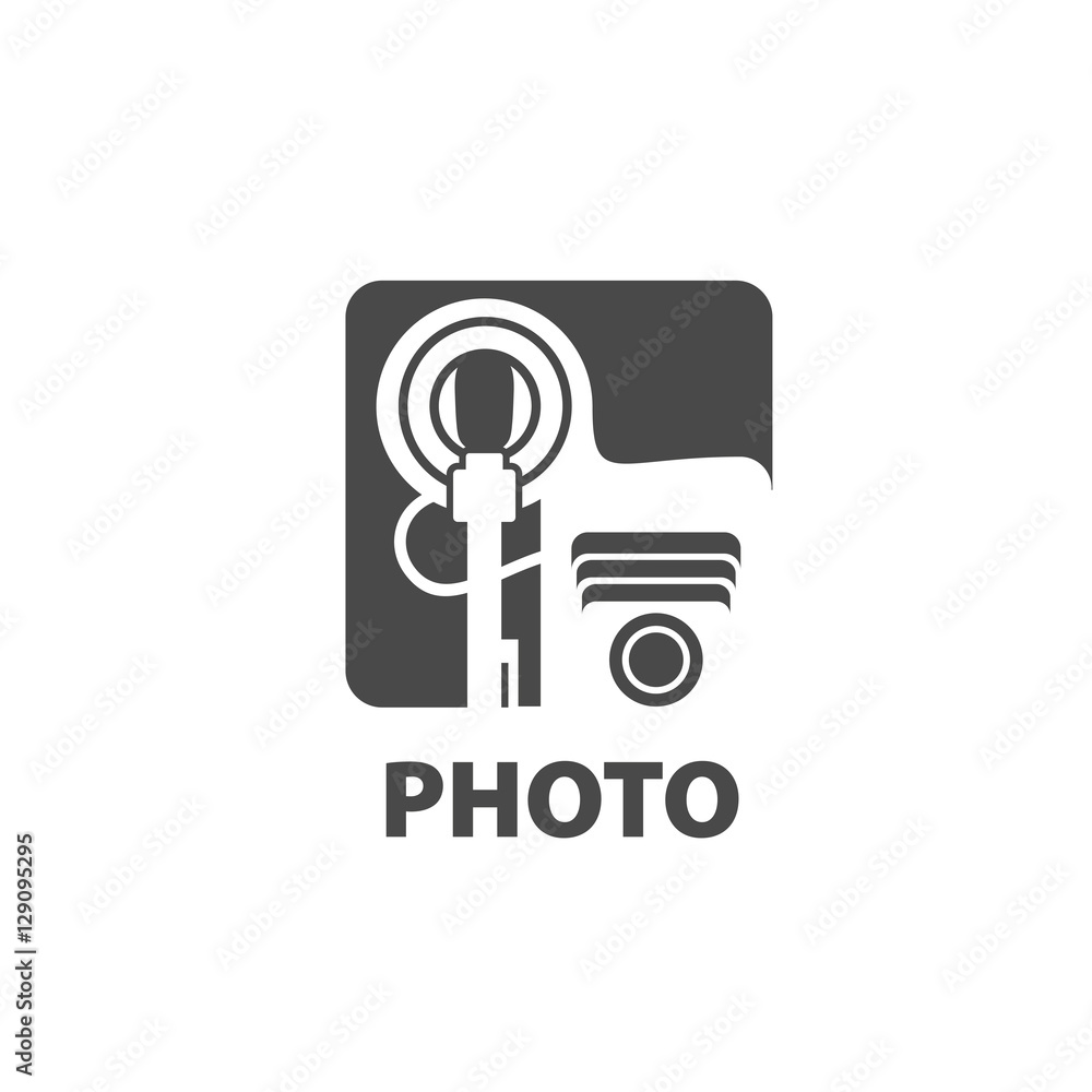 Vector logo camera Vector logo camera