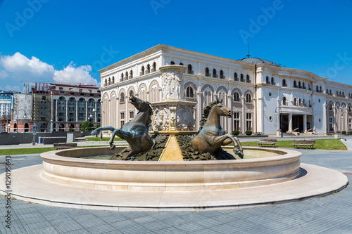 National theatre in Skopje