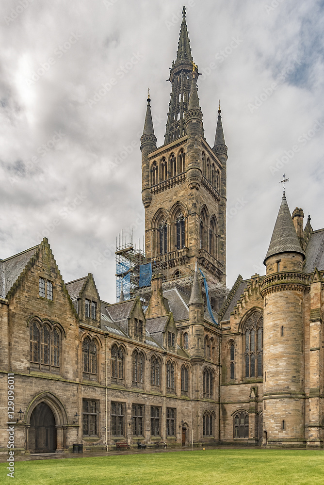 Fototapeta premium Glasgow University Belltower