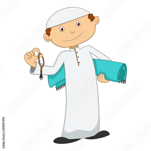 Muslim Man with prayer beads