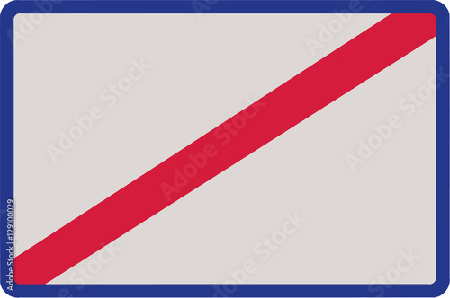 Place-name exit sign austria