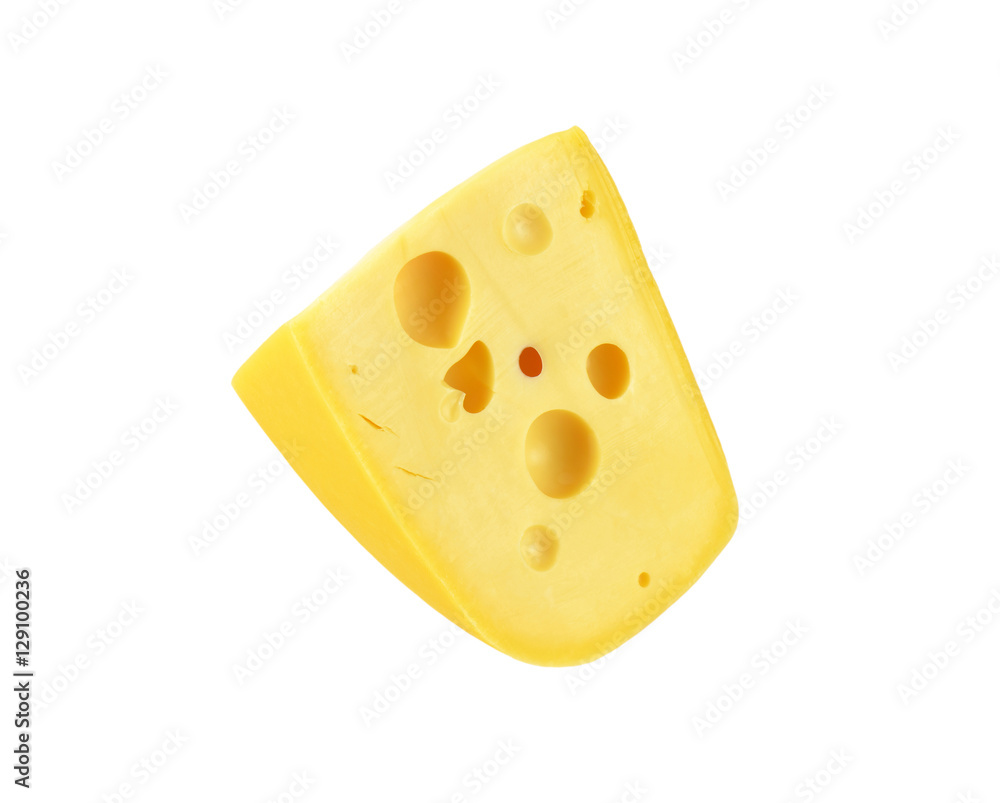 wedge of Swiss cheese