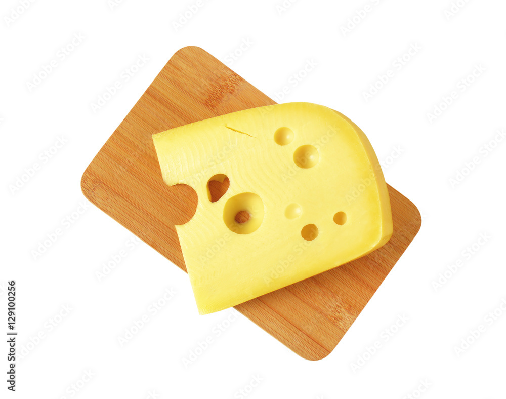 wedge of yellow cheese with eyes wedge of yellow cheese with eyes