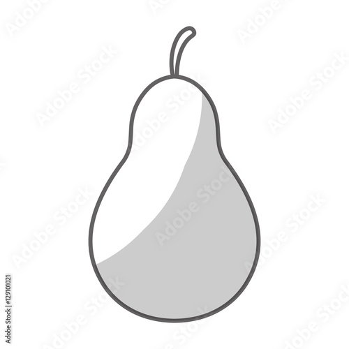 pear fruit icon image vector illustration design 