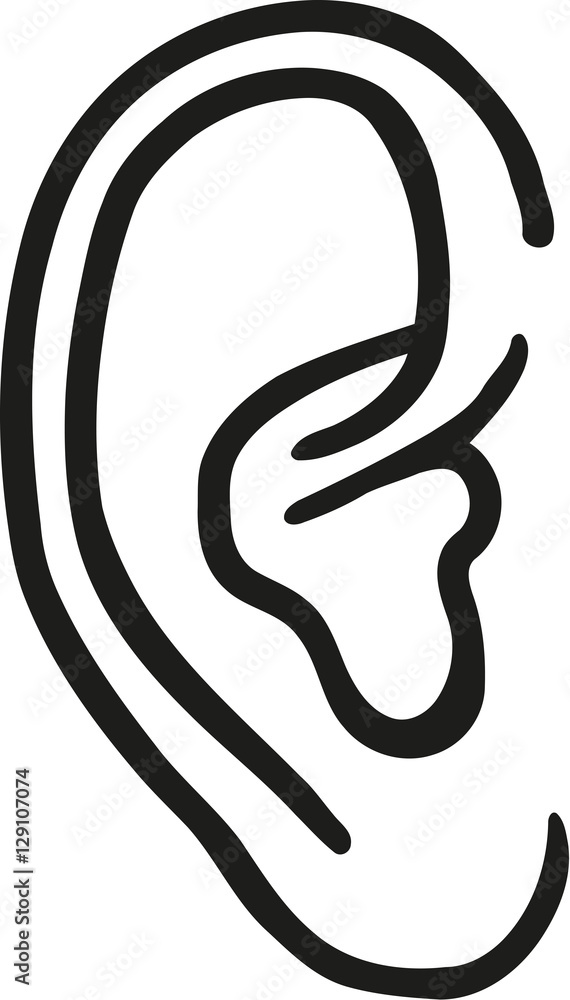 Obraz premium Human ear