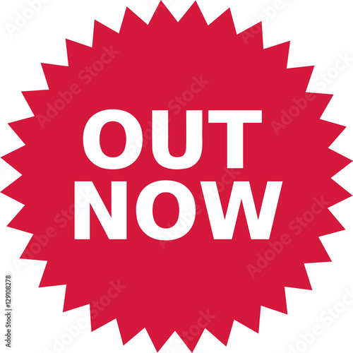 Out now stamp