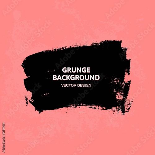Black paint, ink background, design element, place for text, advertisement, information, quote.