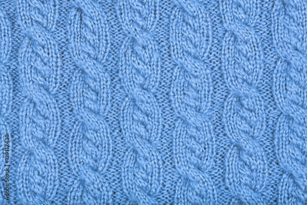 Knitted fabric textured background.