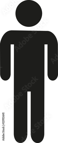 Standing man pictogram