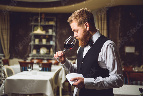 Fotografie Ideal sort of wine for experts