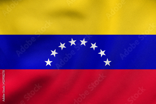 Free Download Flag of Venezuela waving, real fabric texture - GFXLoad