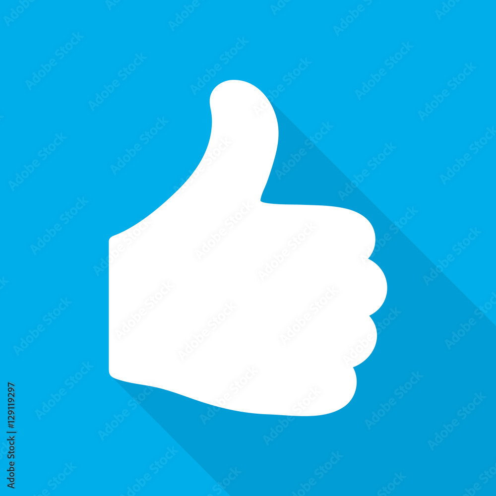 Thumb up icon. Vector illustration. Thumb up icon. Vector illustration.