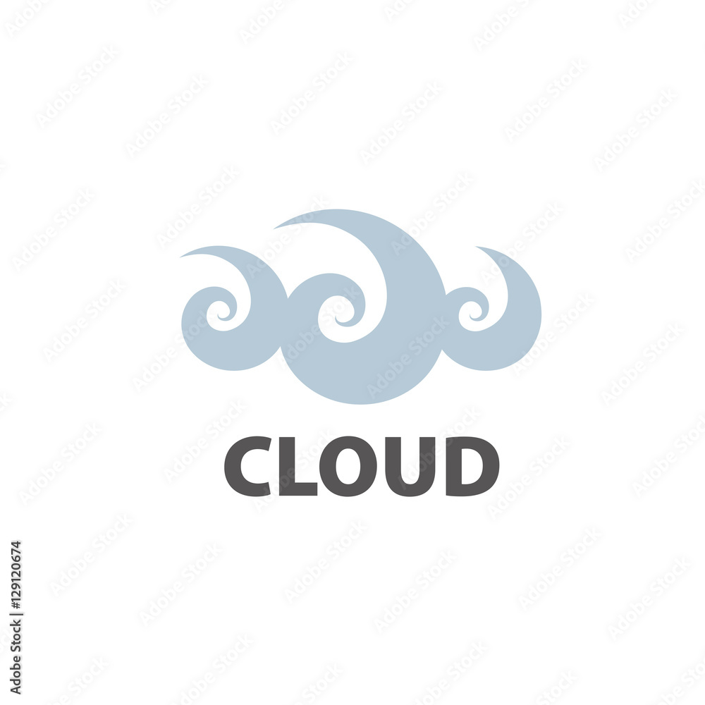 vector logo cloud vector logo cloud