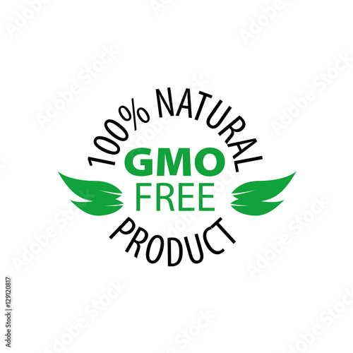 Vector logo gmo free