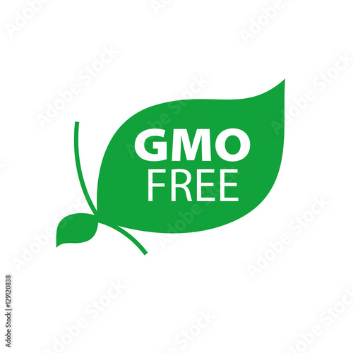 Vector logo gmo free