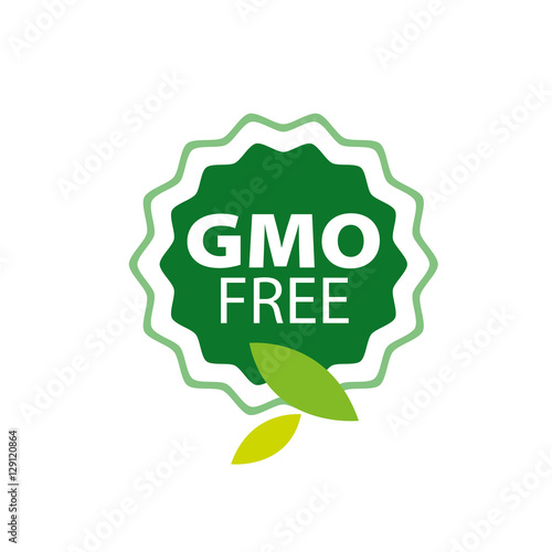 Vector logo gmo free