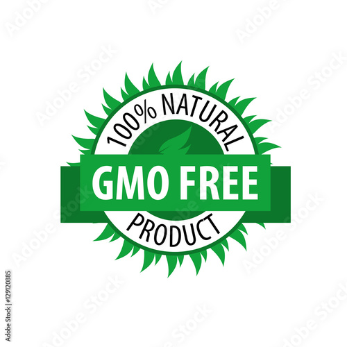 Vector logo gmo free