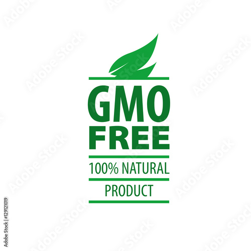 Vector logo gmo free