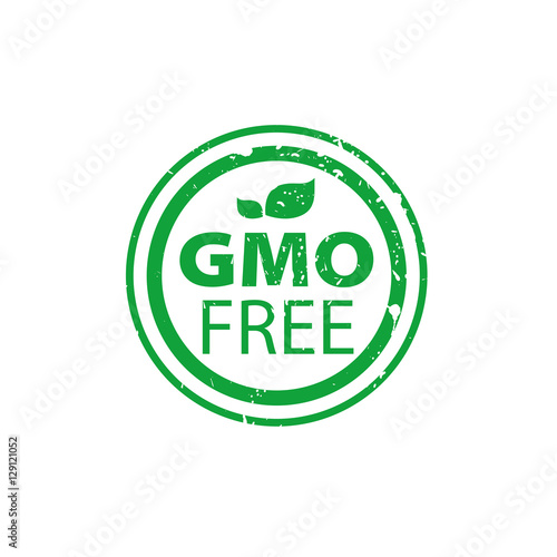 Vector logo gmo free