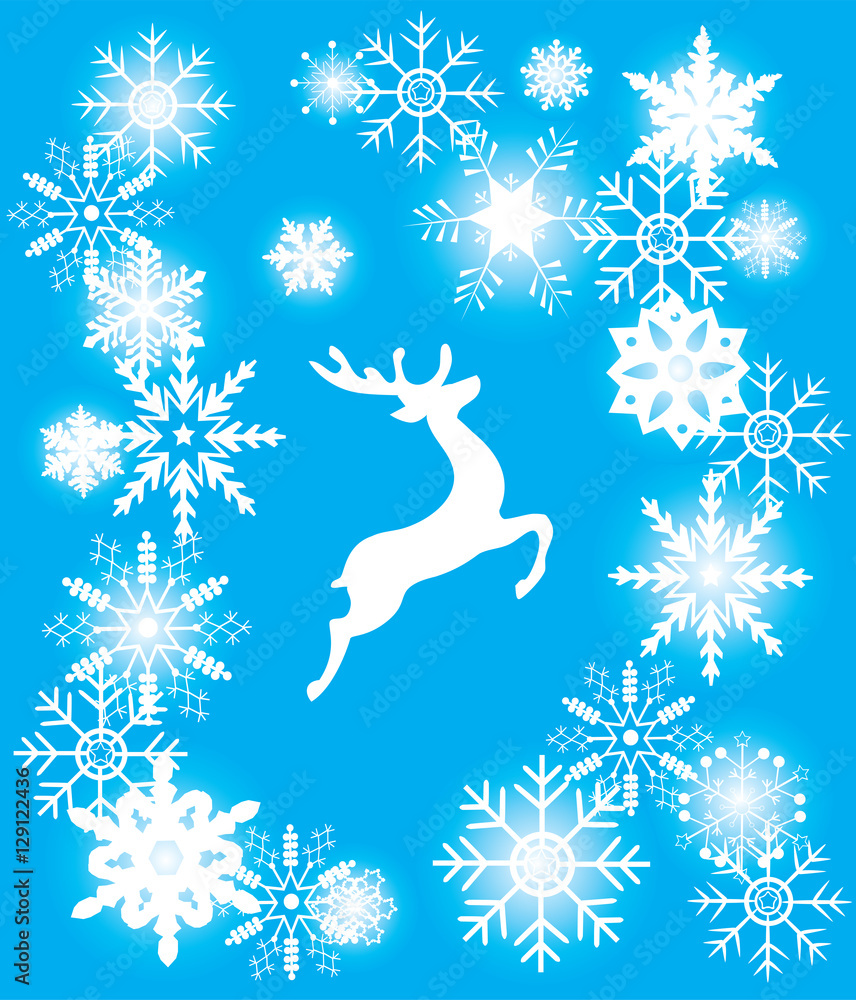 Vector Christmas Deer Vector Christmas Deer