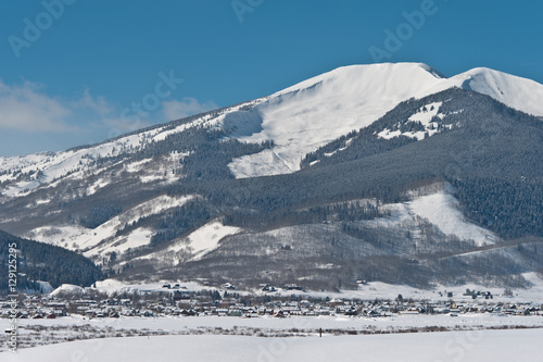 Crested Butte at the Base of Mount Emmons