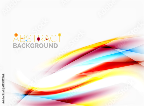 Smooth lines, abstract background