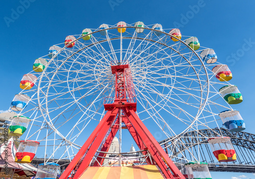 Ferris wheel in Luna Park, Sydney photo