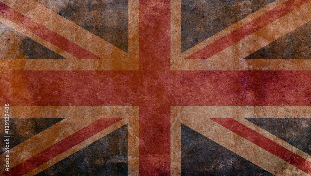 Fototapeta premium Grunge UK flag
