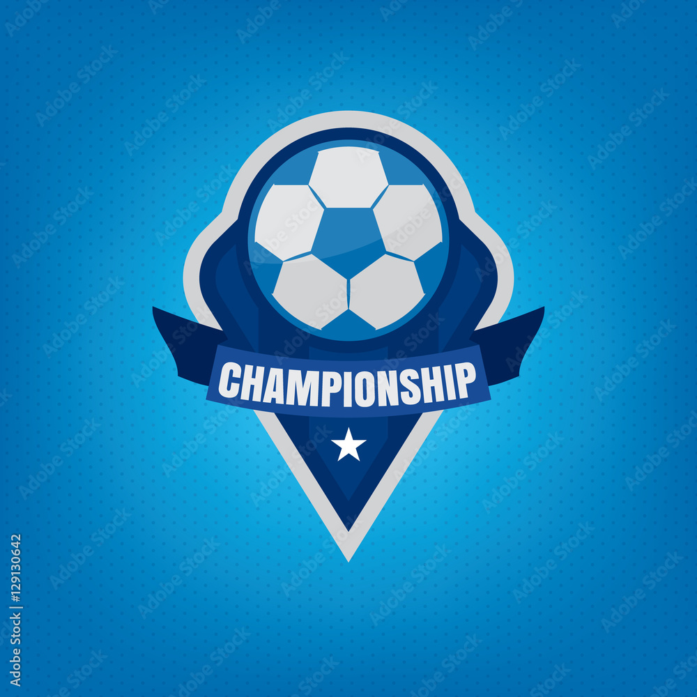 Soccer logo design,vector illustration Soccer logo design,vector illustration