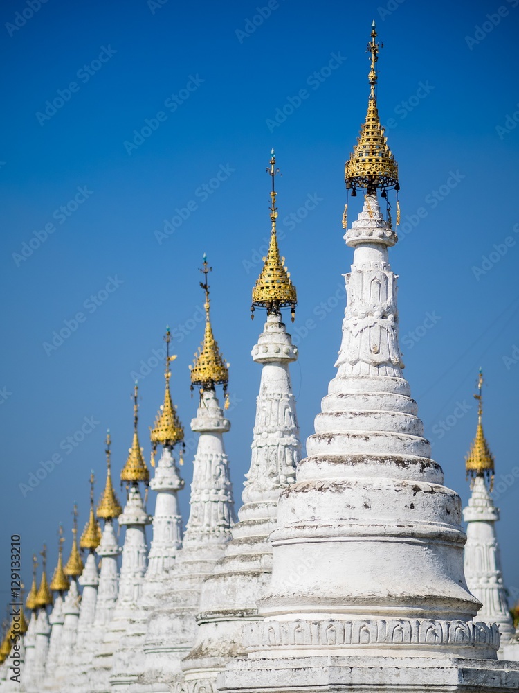 Pagodas of Mandalay, Myanmar