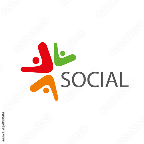 vector logo social