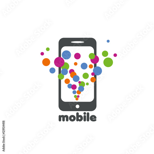 vector logo phone