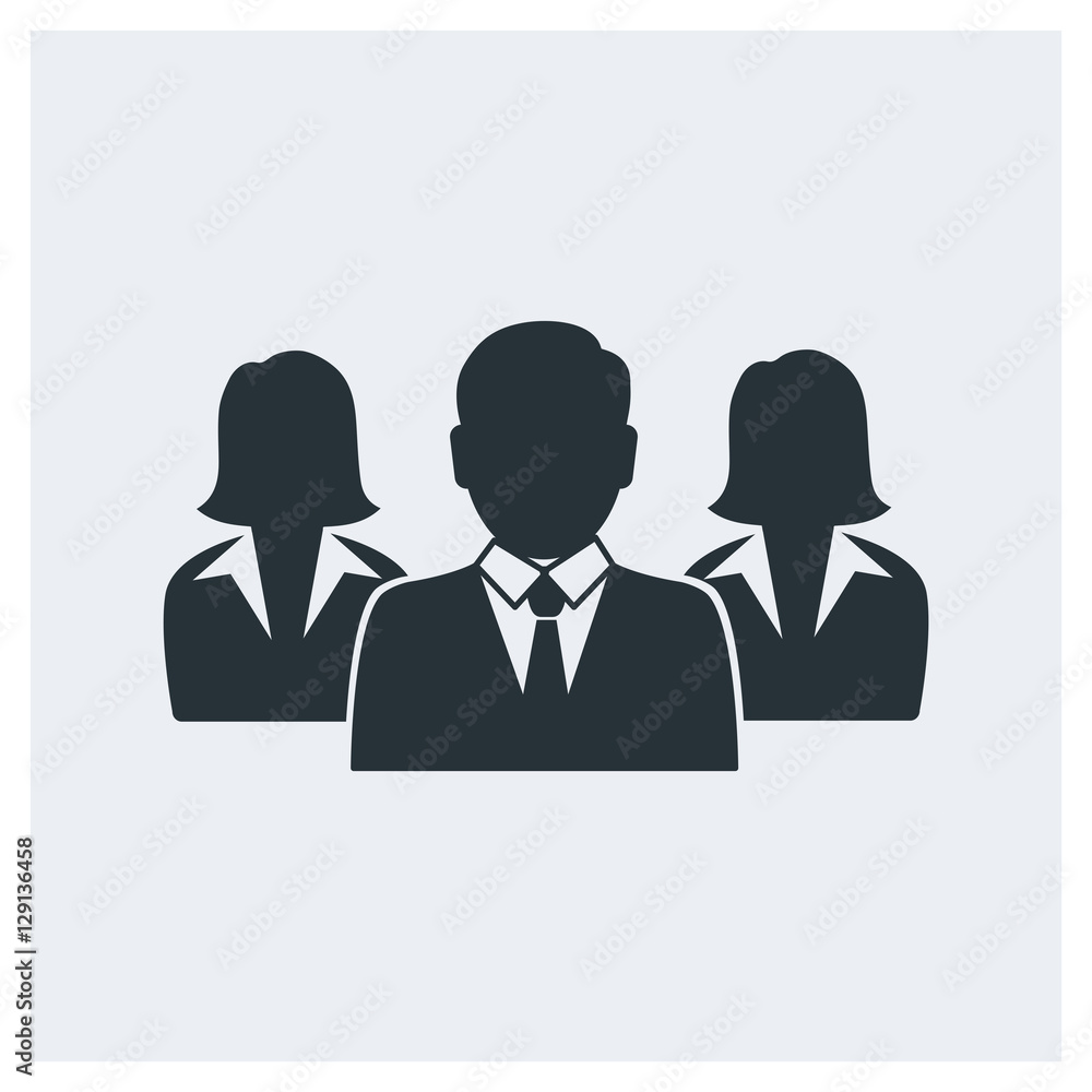Business team icon Business team icon