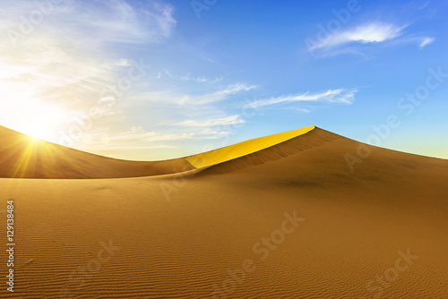Desert landscape. Gobi, china.