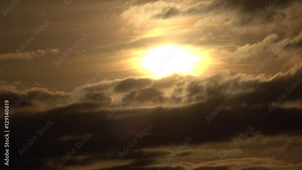 4K・夕方の雲_3-874 4K・夕方の雲_3-874