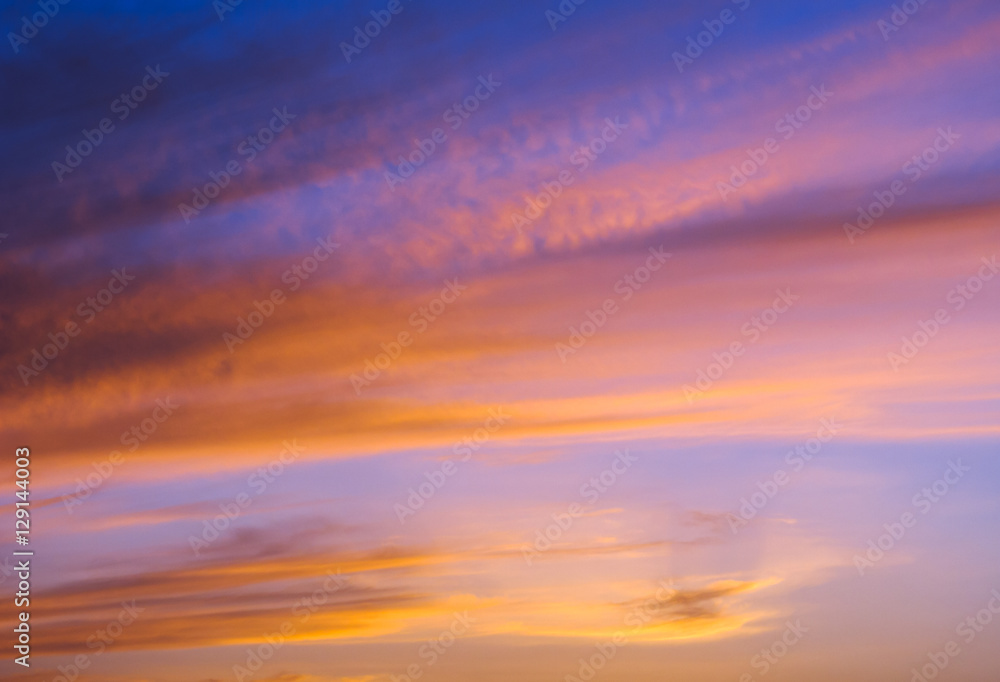 Obraz premium Sunset glow