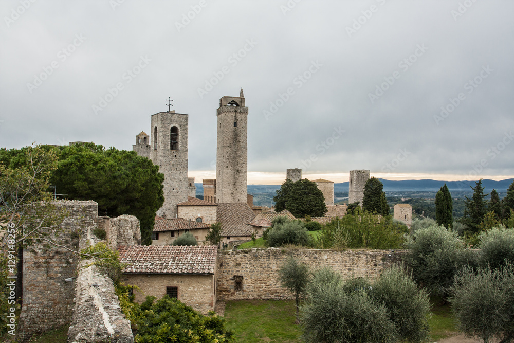 view of san gimignano