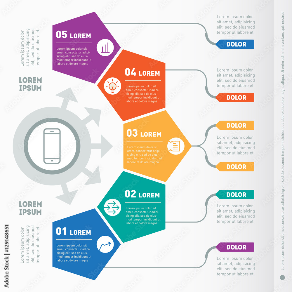 Part of the report with icons set. Vector infographic of technol Part of the report with icons set. Vector infographic of technol