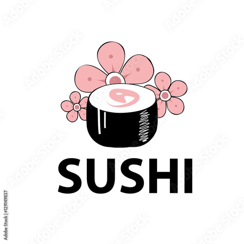 vector logo sushi