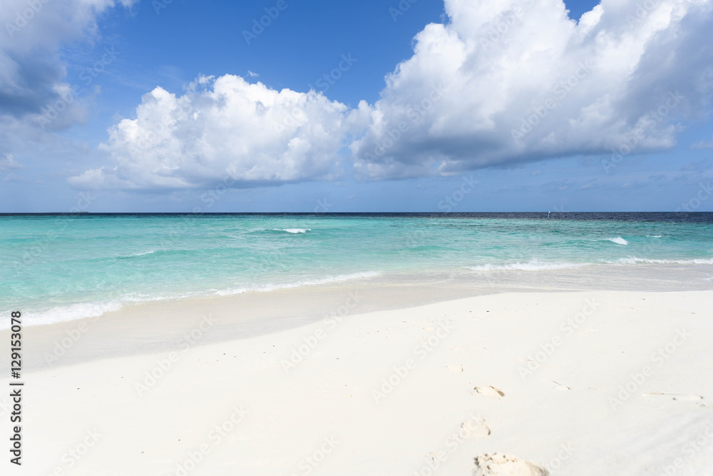 砂浜 モルディブ リゾート