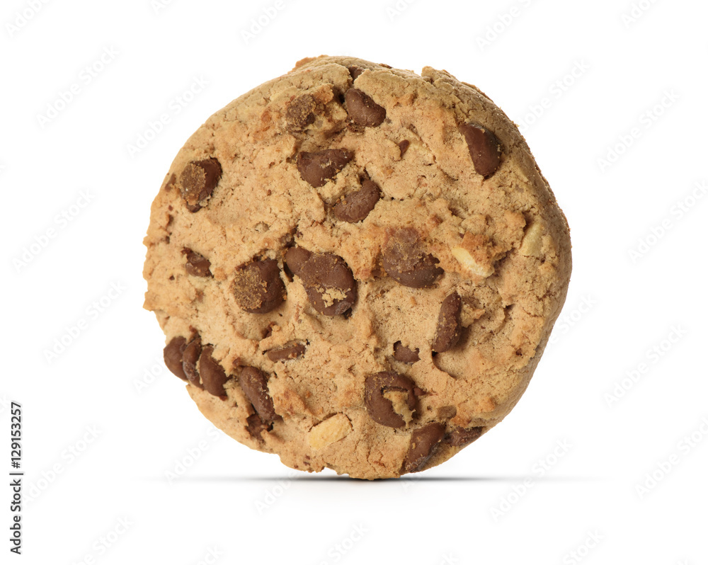 Chocolate Chip Cookie isolated on white Chocolate Chip Cookie isolated on white